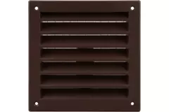 Außenwandgitter Aluminium 150x150 mm - RAL 8016