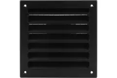 Außenwandgitter Aluminium 150x150 mm - RAL 9005