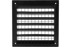 Außenwandgitter Aluminium 150x150 mm - RAL 9005