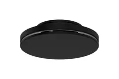 Deckenauslass aus Stahl mit rundem Auslass - 125 mm - RAL 9005