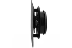ClimaConnect Design-Ventil, quadratisch, Ø 125 mm – schwarz