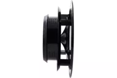 ClimaConnect Design-Ventil, rund, Ø 125 mm – schwarz