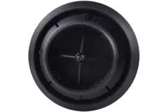 ClimaConnect Design-Ventil, rund, Ø 125 mm – schwarz