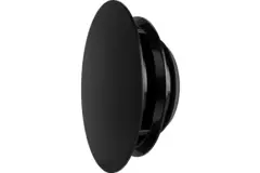 ClimaConnect Design-Ventil, rund, Ø 125 mm – schwarz