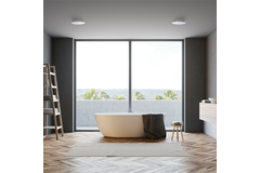 ClimaConnect Design-Ventil, rund, Ø 125 mm – weiß