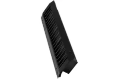 ClimaConnect-Kanalgitter, doppelt verstellbar, 525 × 75 mm, für Rohre von 160 bis 400 mm – RAL 9005