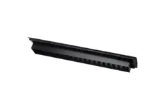 ClimaConnect-Kanalgitter, doppelt verstellbar, 525 × 75 mm, für Rohre von 160 bis 400 mm – RAL 9005