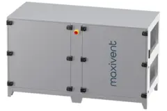 Maxivent WTW-Lüftungsgeräte mit Gegenstromwärmetauscher, 2800 m³/h, mit Warmwasserregister, horizontal rechts – PHE 2800 H WOJR