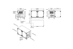Maxivent WTW-Lüftungsgeräte mit Gegenstromwärmetauscher, 700 m³/h, mit elektrischem Heizelement, horizontal rechts – PHE 700 H EOJR