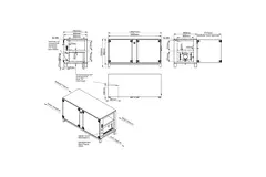 Maxivent WTW-Lüftungsgeräte mit Gegenstromwärmetauscher, 2000 m³/h, mit elektrischer Heizung, horizontal links – PHE 2000 H EOJL
