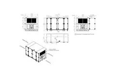 Maxivent WTW-Lüftungsgeräte mit Gegenstromwärmetauscher 5000 m³/h, horizontal, links – PHE 5000 H OOJL T 01
