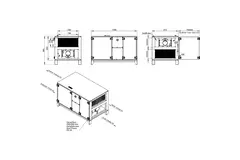 Maxivent WTW-Lüftungsgeräte mit Wärmetauscherrad, 1500 m³/h, horizontal, links – RHE 1500 H OOJL