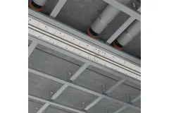 Ergovent, einbaubares, rahmenloses Liniengitter, 1050 mm, mit Anschlussdurchmesser 125 mm – Klimaanlage – 2 Schlitze