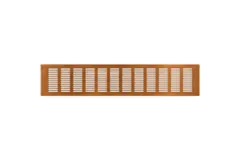 Aluminium-Sockelgitter – gebürstetes Kupfer, L = 500 mm × H = 100 mm – RA1050G