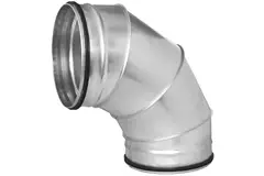 Wickelfalz Bogen 90° Ø 250mm