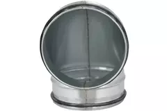 Kurzer Wickelfalz Bogen 90° Ø 150mm