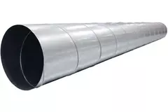 Spiralrohr Ø 160 mm, Länge 1,5 Meter – verzinkt