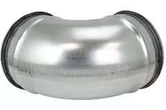 Kurzer Wickelfalz Bogen 90° Ø 80mm