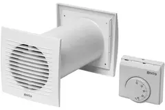 Ventilator Ø103 mm Weiß mit Thermostat - SPKT100