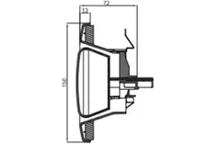 Belüftungsablassventil mit Durchmesser &Oslash125mm