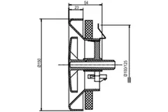 Zehnder valves d'échappement de ventilation 125mm blanc - STK 1-125