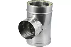 DW Durchmesser 180 mm (180/230) T-Stück T90 EW I316L/I304 (D0,5/0,6)