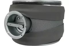 Thermoduct 9 mm Wickelfalzrohr Handbetätigte Drosselklappe Durchmesser 250 mm isoliert