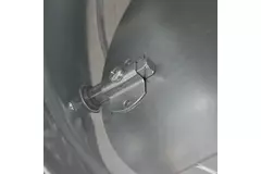 Thermoduct 9 mm Wickelfalzrohr Handbetätigte Drosselklappe Durchmesser 250 mm isoliert