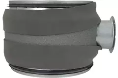 Thermoduct 9 mm Wickelfalzrohr Handbetätigte Drosselklappe Durchmesser 250 mm isoliert