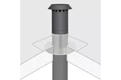 Dachplatte Ø 125 mm für WRG Dachdurchführung