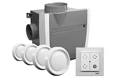 Vasco C400 Basic RF LE Paket 400 m³/h + Feuchtigkeitssensor + RFT-Steuerung + 4 Ventile