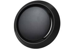 Anthrazit-schwarzes Tellerventil aus Kunststoff mit Montagehülse - Ø 150mm VD150A
