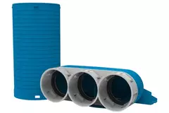 Vent-AxiaUniflex Plus Ventilkollektor Ø 69mm mit Tülle Ø 125 mm