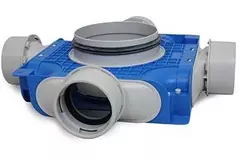 Uniflex Plus Subverteilbox 4x Ø 90 mm mit Tülle Ø 125 mm