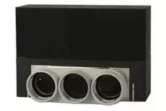 Vent-Axia Uniflexplus Bodenkollektor 3 x Ø69mm inkl. 2 x Verschlussdeckel Ø69mm