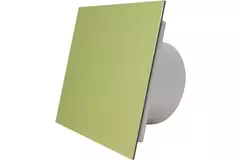 Air Roxy Badlüfter mit Anschlussdurchmesser 100 mm mit Timer und Feuchtigkeitssensor - Front aus goldenem Aluminium