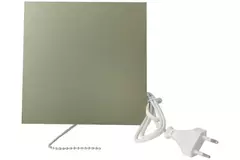 Badlüfter Ø 125 mm mit Zugschnur und Stecker - Glasfront satiniert gold