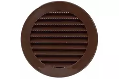 Lamellengitter Kunststoff  Ø100 mm braun - VR100B
