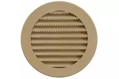 Lamellengitter Kunststoff  Ø100 mm beige - VR100Y