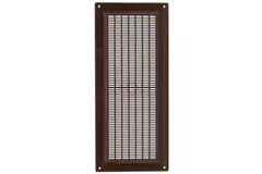 Lüftungsgitter rechteckig mit Grill 130x300 mm braun - VR1330B