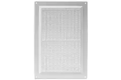 Lüftungsgitter rechteckig mit Grill Weiß 250x170mm VR2517