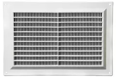 Lüftungsgitter rechteckig mit Grill Weiß 250x170mm VR2517