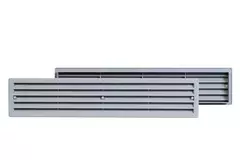 Lüftungsgitter Kunstoff 450x92 mm grau - VR459P