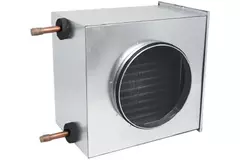 Warmwasserheizregister für Rundkanale- Ø125 - 4,67 kW