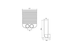 Ubbink Air Excellent 34C Gitterrostadapter
