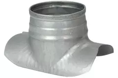 Wickelfalz Sattelstück Ø 80mm - 80mm (90°) - Galvanisiert (nicht SAFE)