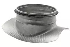 Wickelfalz Sattelstück Ø 80mm - 80mm (90°) - Galvanisiert (nicht SAFE)